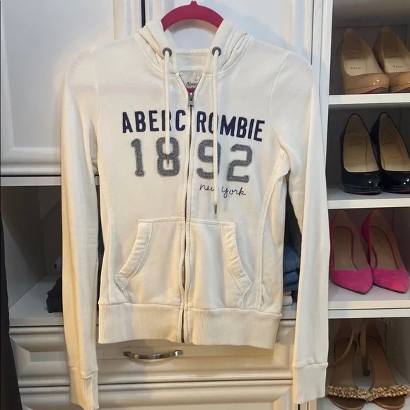 Abercrombie & Fitch Cream Jacket - Picture 1 of 4